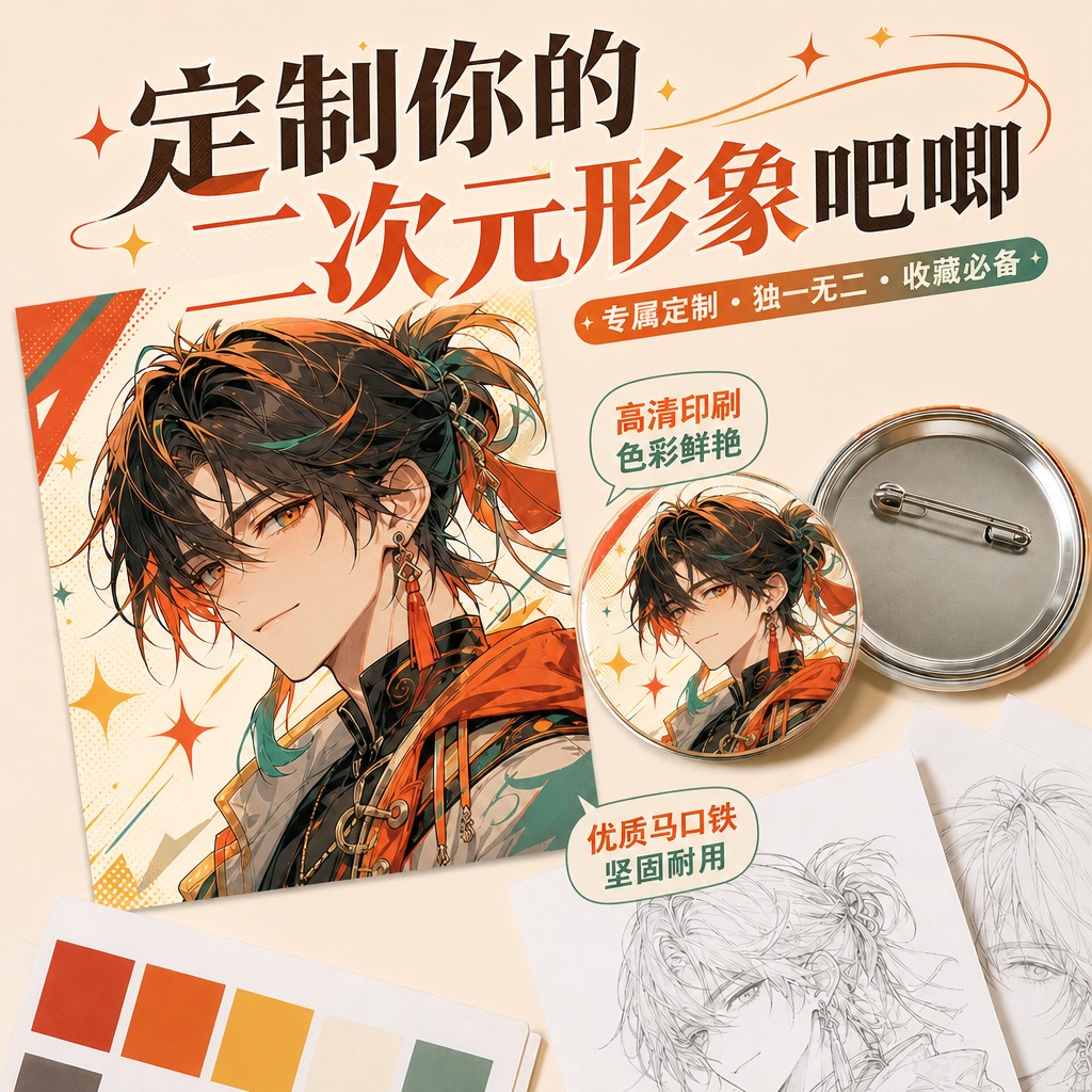 吧唧/徽章/马口铁 定制